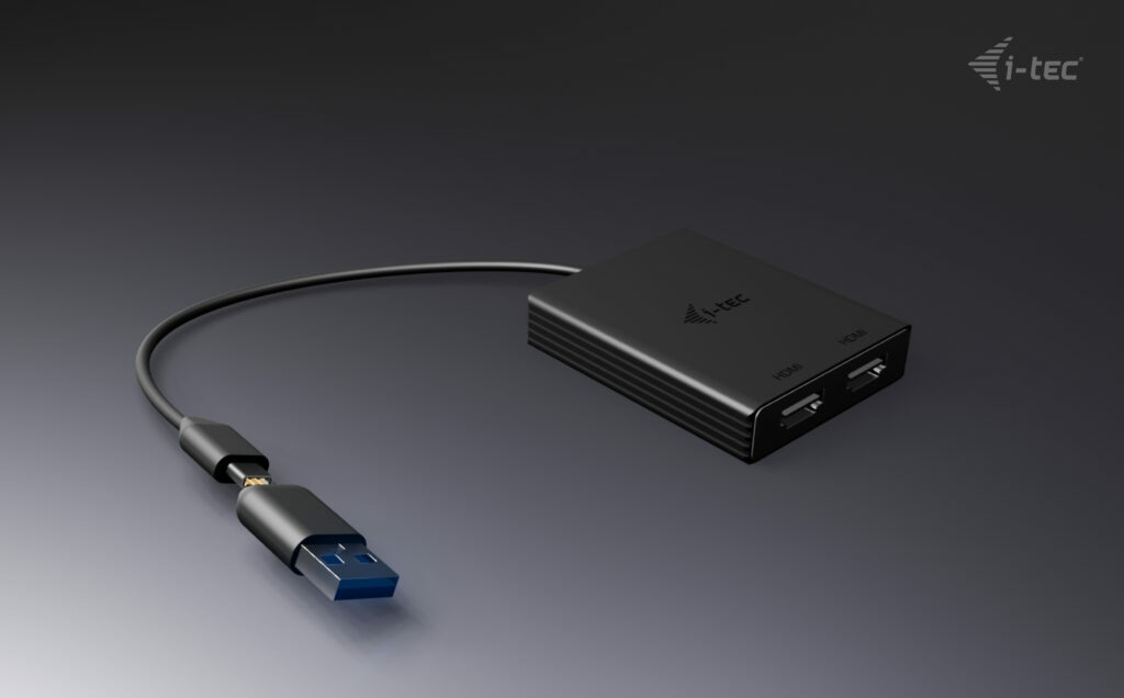 I-TEC ELECTRONICS USB-a / C 2x Hdmi Adapter Dual 4k Hdmi Video Adapter