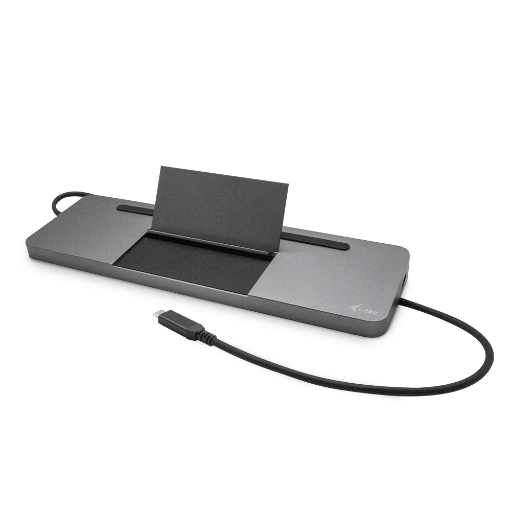 I-TEC ELECTRONICS Docking Station - USB-c Metal Ergonomic - Power Delivery 85w + Universal Charger 100w