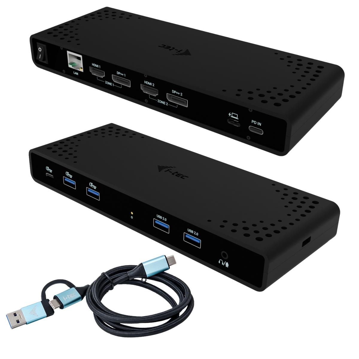 I-TEC ELECTRONICS Docking Station - Dual 4k - Power Delivery 85w