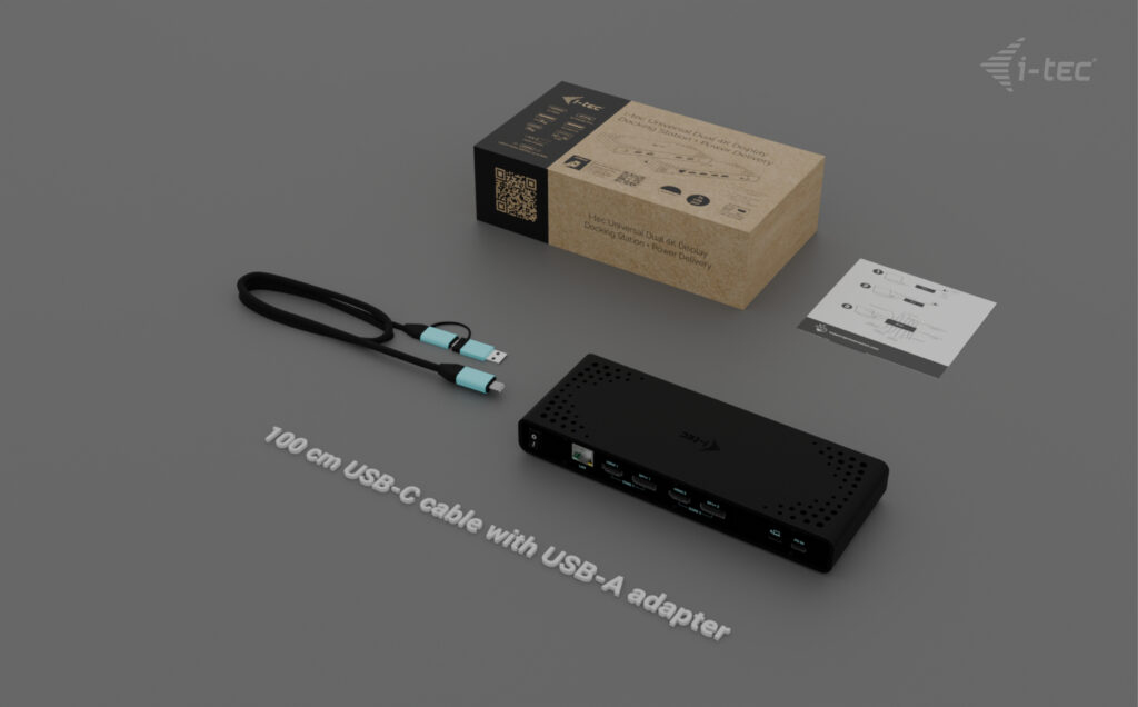 I-TEC ELECTRONICS Docking Station - Dual 4k - Power Delivery 85w