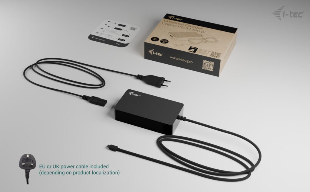I-TEC ELECTRONICS Universal Charger USB-c With Power Delivery 3.0 100w Uk