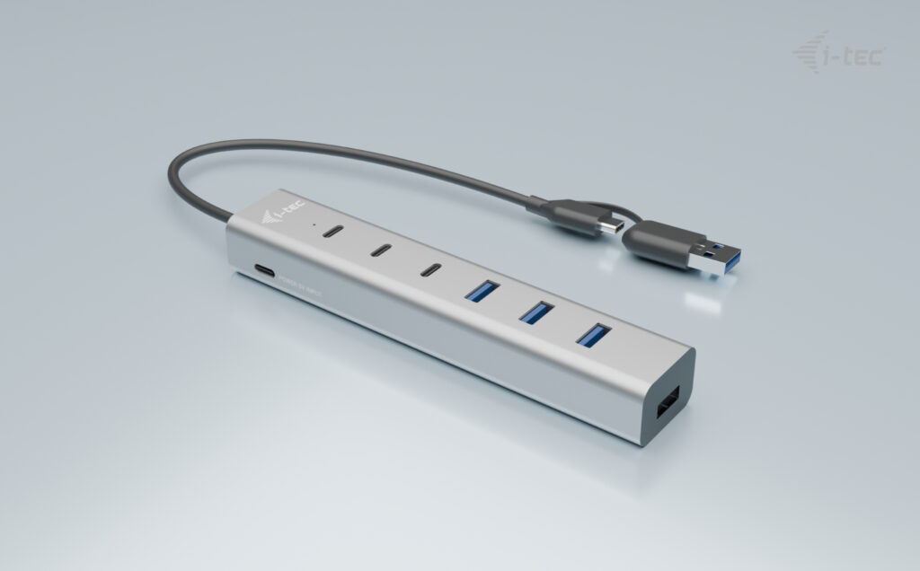 I-TEC ELECTRONICS Hub 7 Port USB-a/c To 3.2 Gen1 3x USB-c, 4x USB-a