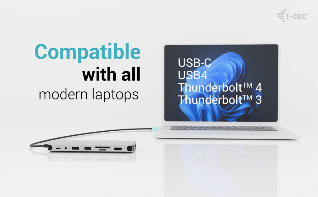 I-TEC ELECTRONICS USB-c Metal Nano 3x Display Docking Station - USB-c -  Power Delivery 140w