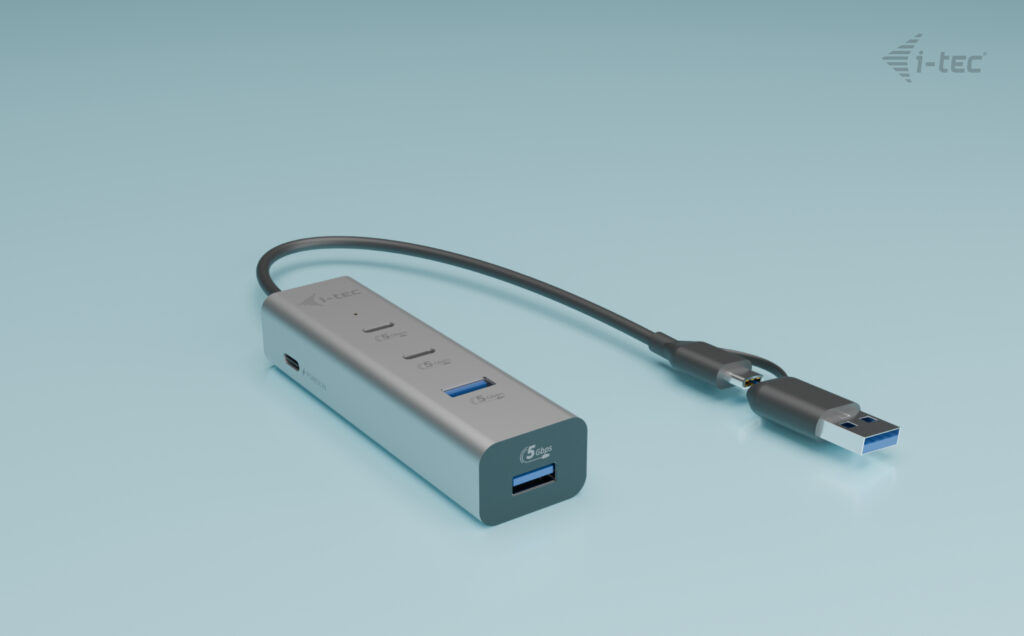 I-TEC ELECTRONICS USB-c / USB-a Metal Charging Hub 4 Port With Power Delivery 85w