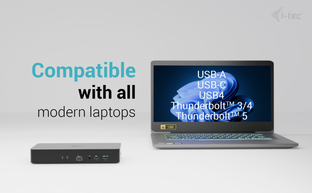 I-TEC ELECTRONICS Docking Station Universal - USB-c - Intelligent Dual Display - Power Delivery 100w Uk