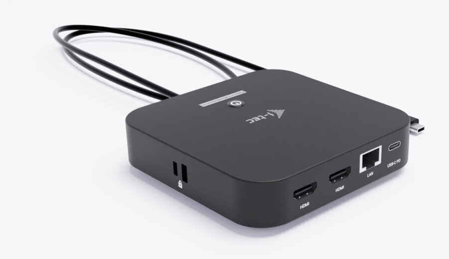 I-TEC ELECTRONICS USB-c Docking Station - Dual Display  - Hdmi - Power Delivery 100w With Universal Charger 100w