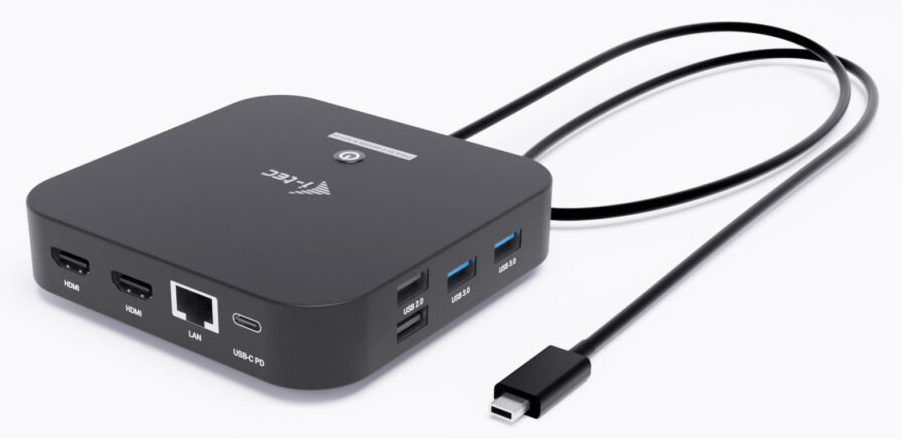 I-TEC ELECTRONICS USB-c Docking Station - Dual Display  - Hdmi - Power Delivery 100w With Universal Charger 100w