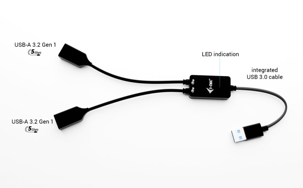 I-TEC ELECTRONICS USB-a Cable Hub 2 Port