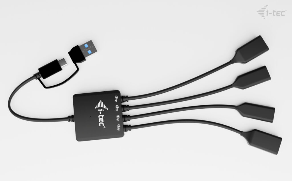 I-TEC ELECTRONICS USB-c/a Cable Hub 4 Port