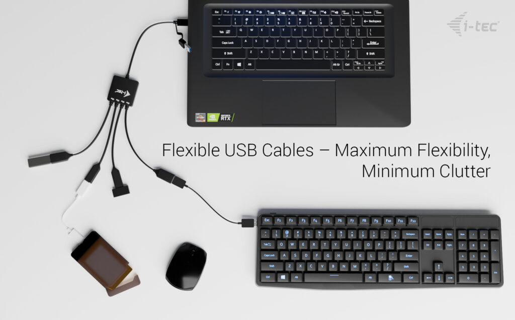 I-TEC ELECTRONICS USB-c/a Cable Hub 4 Port