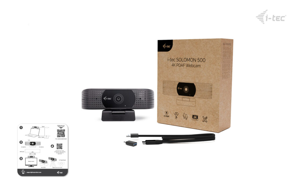 I-TEC ELECTRONICS Solomon 500 4k Pdaf Webcam