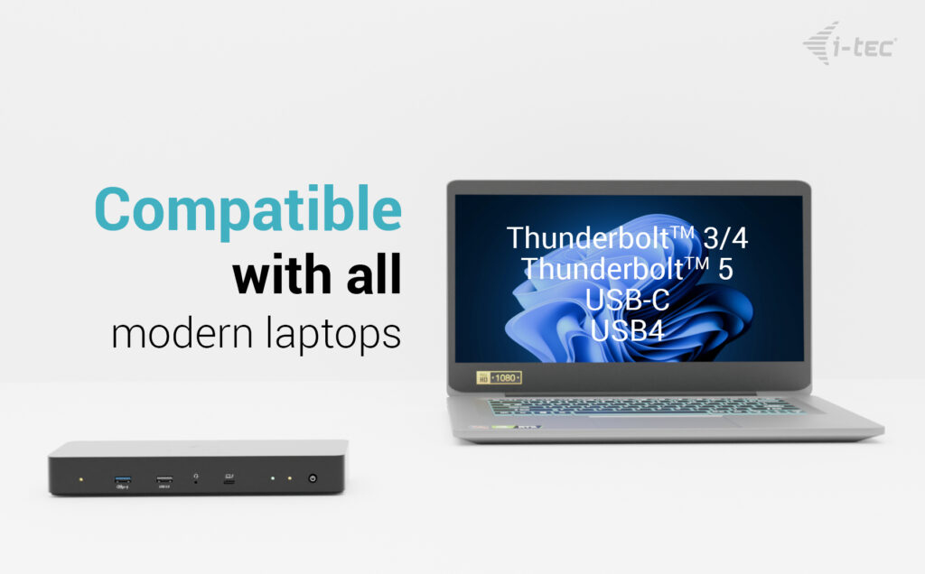 I-TEC ELECTRONICS Intelligent Docking Station - Thunderbolt 4 Dual DisplayPort  - Power Delivery 90w Uk