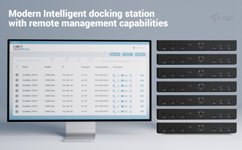 I-TEC ELECTRONICS Intelligent Docking Station - Thunderbolt 4 Dual DisplayPort  - Power Delivery 90w Uk
