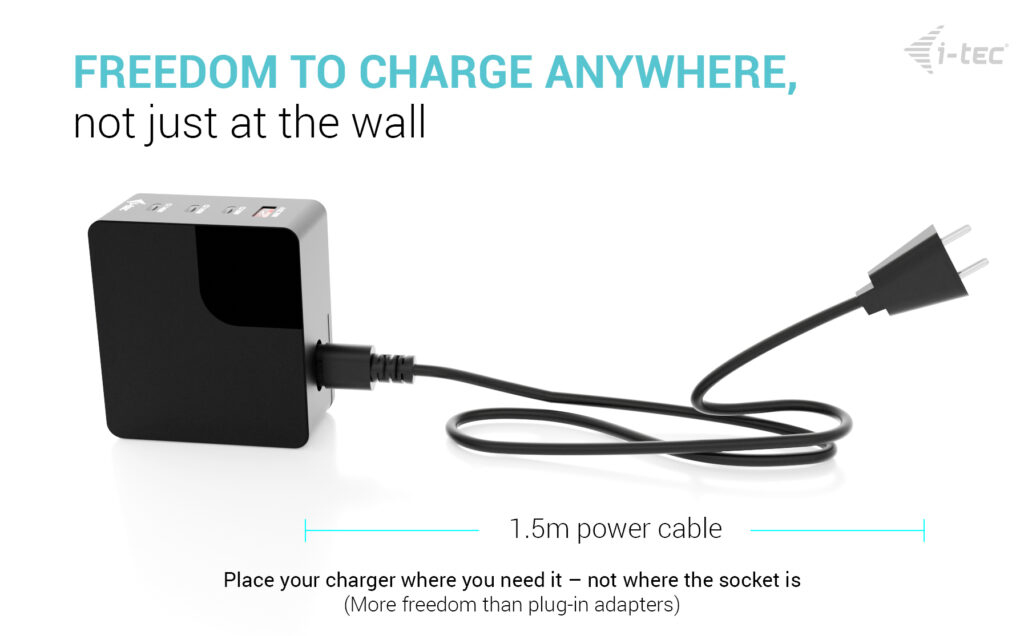 I-TEC ELECTRONICS Intelligent Charger Multiport 140w USB Uk