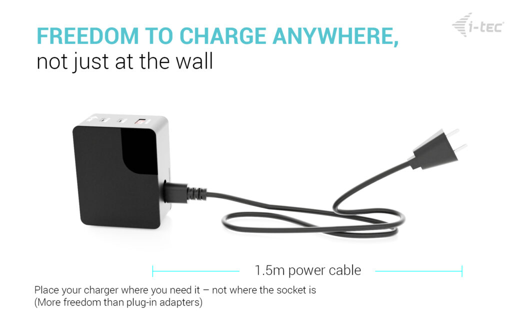 I-TEC ELECTRONICS Intelligent Charger Multiport 100w USB Uk