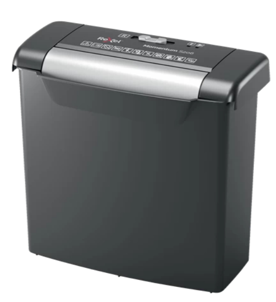 REXEL S206 Paper Shredder Strip Shredding 22 Cm Black,silver