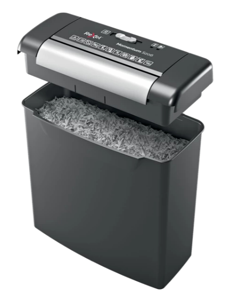 REXEL S206 Paper Shredder Strip Shredding 22 Cm Black,silver