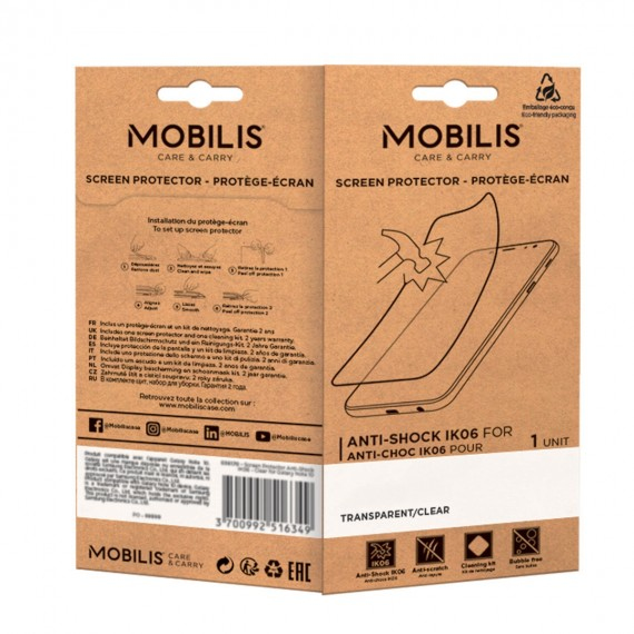MOBILIS Screen Protector Anti-shock Ik06 - Clear Galaxy Xcover 6 Pro 6.6in