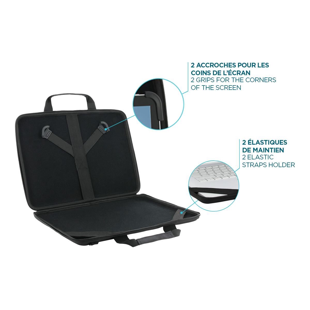 MOBILIS Theone Rugged Case Clamshell 12.5-14in - Black