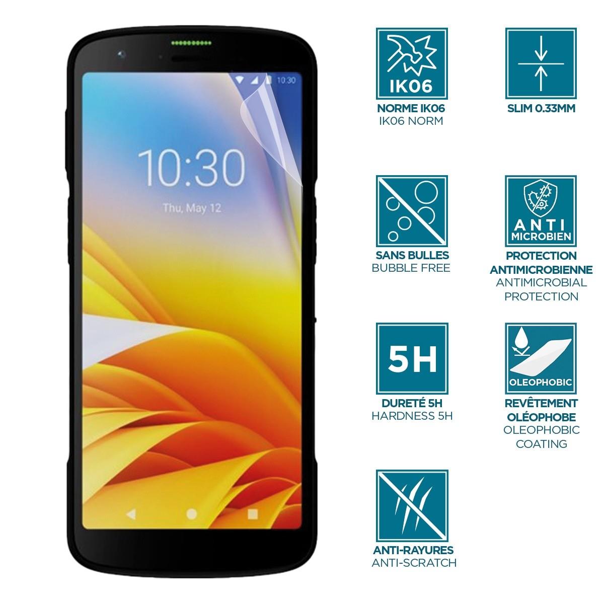 MOBILIS Screen Protector Anti-shock Ik06 - Clear For Zebra Tc22 - Tc27