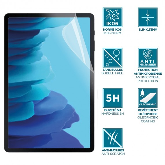 MOBILIS Screen protector for Galaxy Tab A9+ 11in (SM-X216R / SM-X210R / SM-X216 / SM-X210) - anti-shock IK06 - Clear finishing