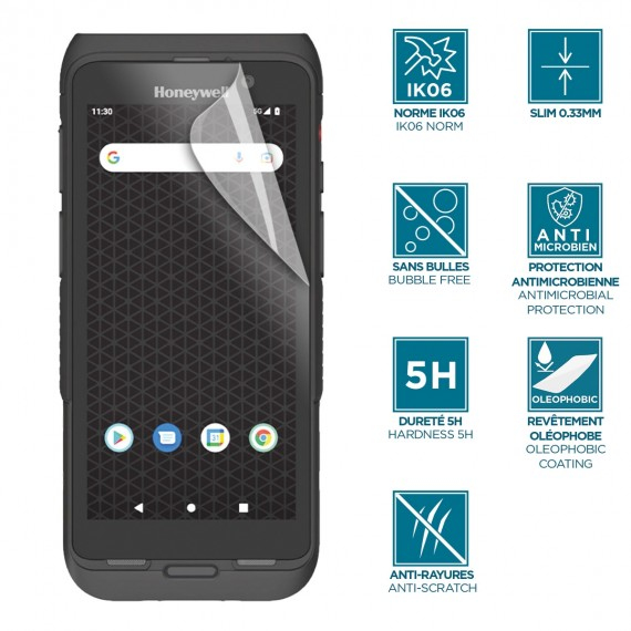 MOBILIS Screen Protector Anti-shock Ik06 - Clear For Honeywell Ct47