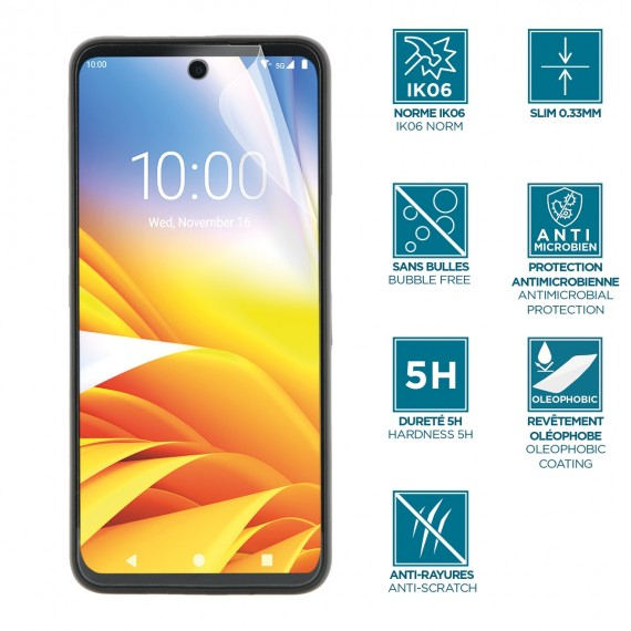 MOBILIS Screen Protector Anti-Shock IK06 - Clear for Zebra EM45