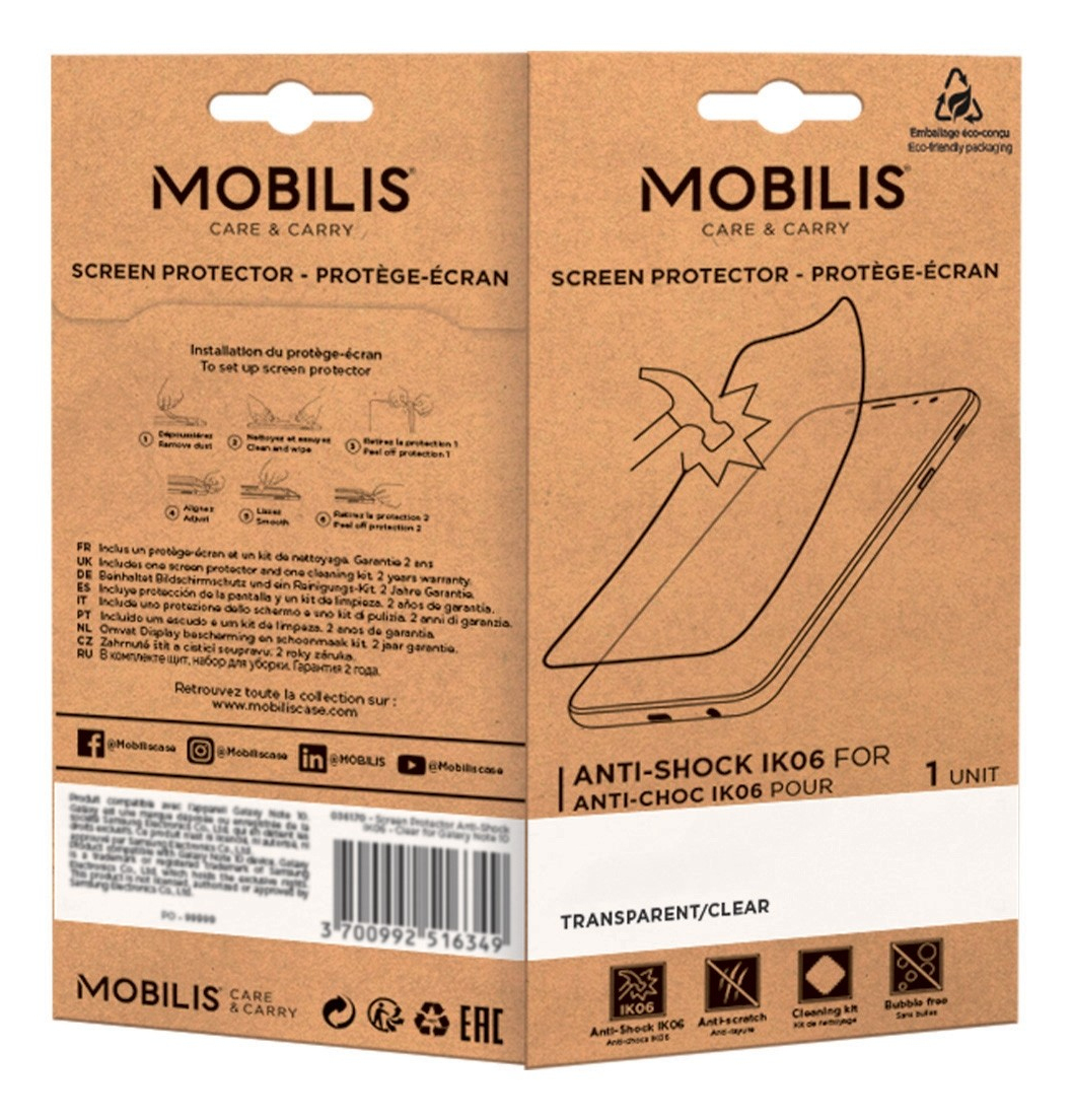MOBILIS Screen Protector Anti-shock Ik06 - Clear For Zebra Mc9400 - Mc9450