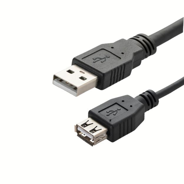 COMPUTER GEAR 2M USB2 EXT. CABLE A/A M-F HIGH SPEED