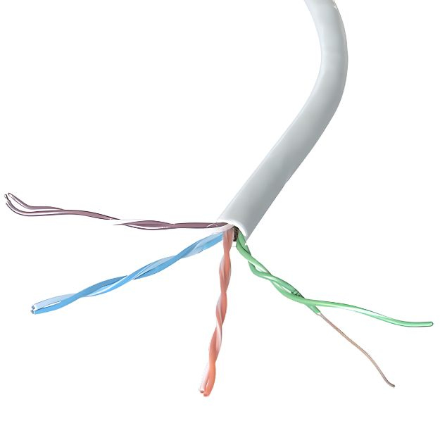 COMPUTER GEAR 305M CAT5E SOLID UTP GREY DRUM 24AWG
