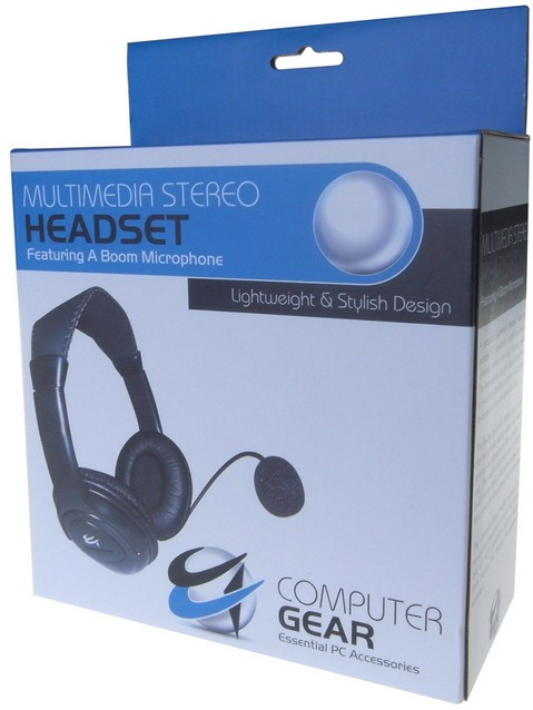 COMPUTER GEAR Headset With Boom Microphone