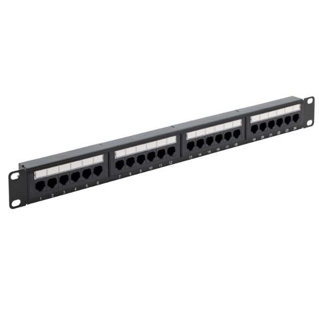 COMPUTER GEAR Patch Panel 24 Port 1u Rj45 CAT6