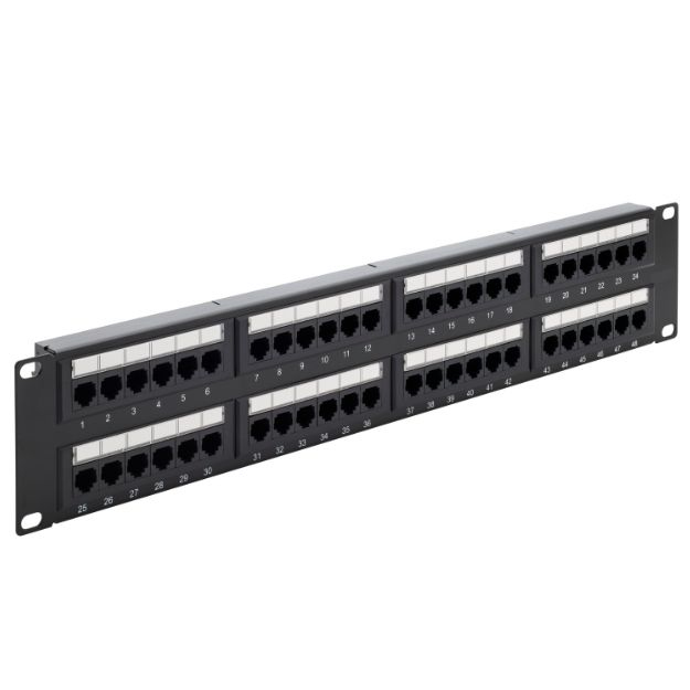 COMPUTER GEAR Patch Panel 48 Port 2u Rj45 CAT6