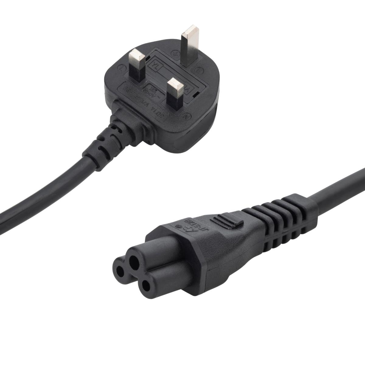 COMPUTER GEAR 1M UK PLUG TO C5 SOCKET