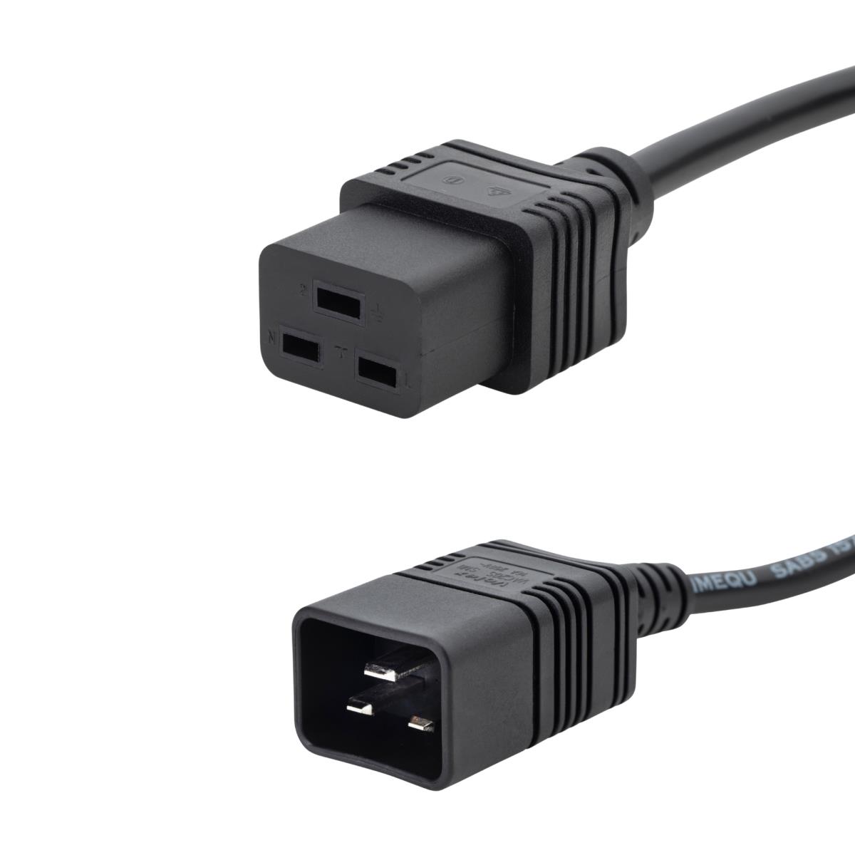 COMPUTER GEAR 2M MAINS EXTENSION C20-C19 HEAVY DUTY