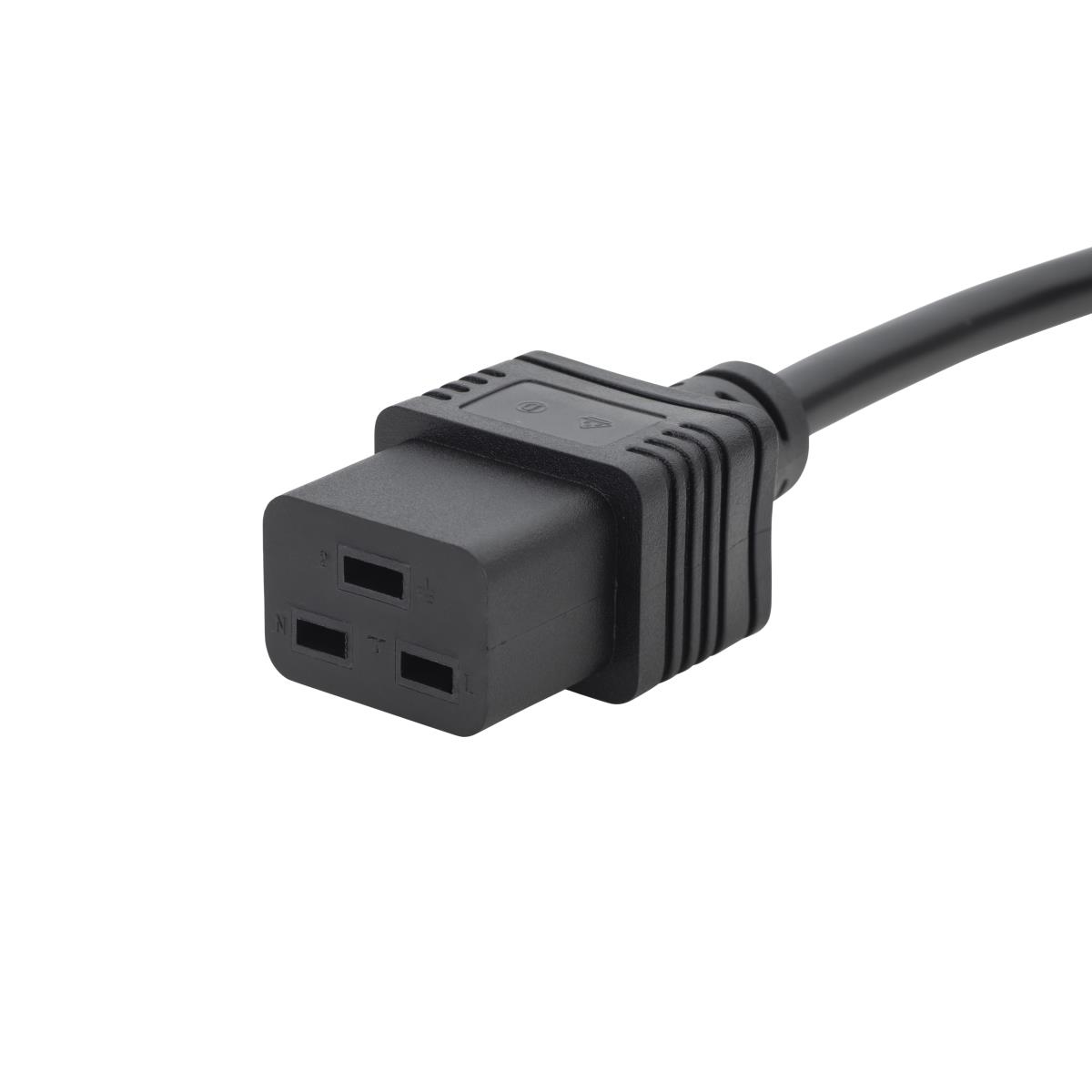 COMPUTER GEAR 2M MAINS EXTENSION C20-C19 HEAVY DUTY
