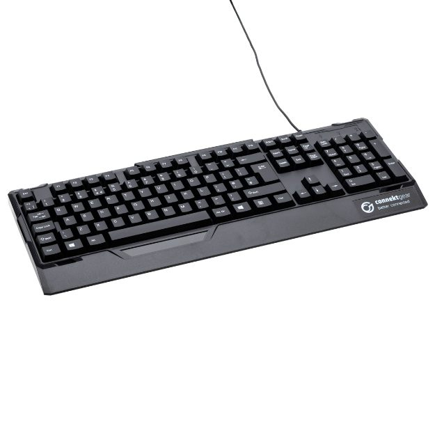COMPUTER GEAR KB232 USB KEYBOARD STD UK WATER RESISTANT BLACK