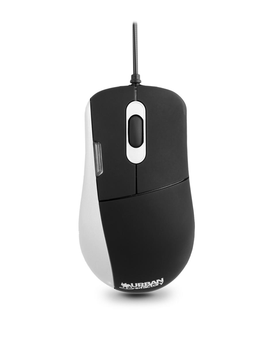 URBAN FACTORY Desktop Silk Mouse - With Wire (bulk)