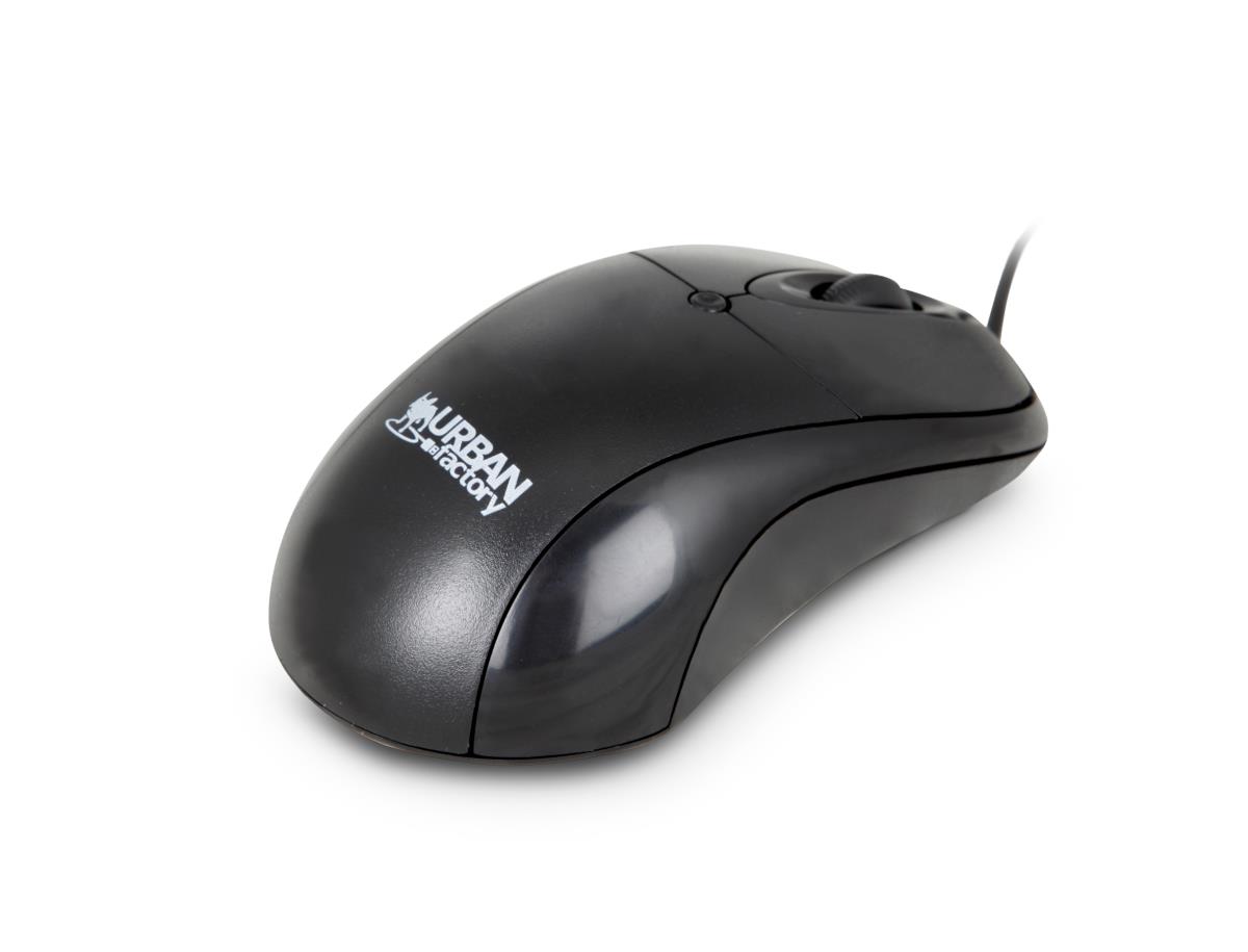 URBAN FACTORY Mouse - Big Crazy Black New On Knees