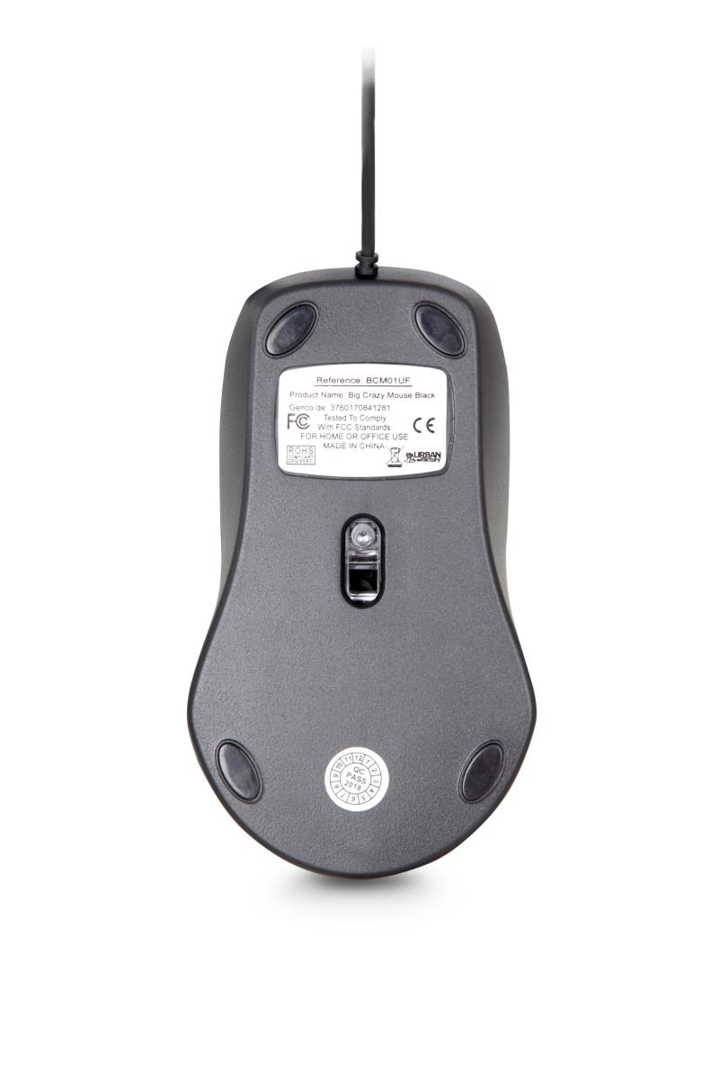 URBAN FACTORY Mouse - Big Crazy Black New On Knees