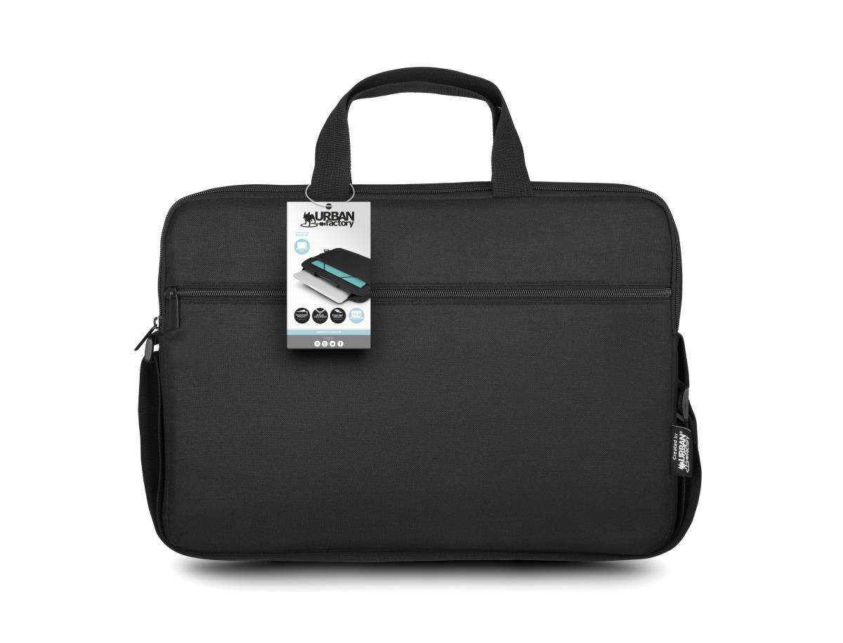 URBAN FACTORY Nylee - 13/14in Notebook Toploading Case  - Black
