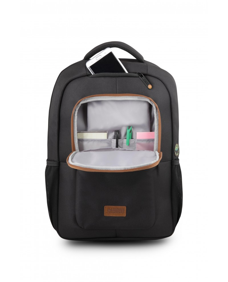 URBAN FACTORY Cyclee Ecologic - Notebook Backpack - 13/14in - Black