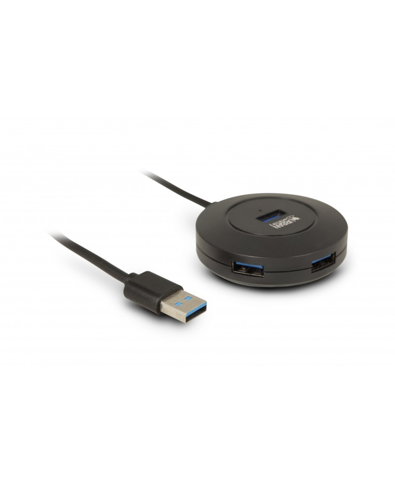 URBAN FACTORY Minee USB 2.0 Hub 4 Ports Black