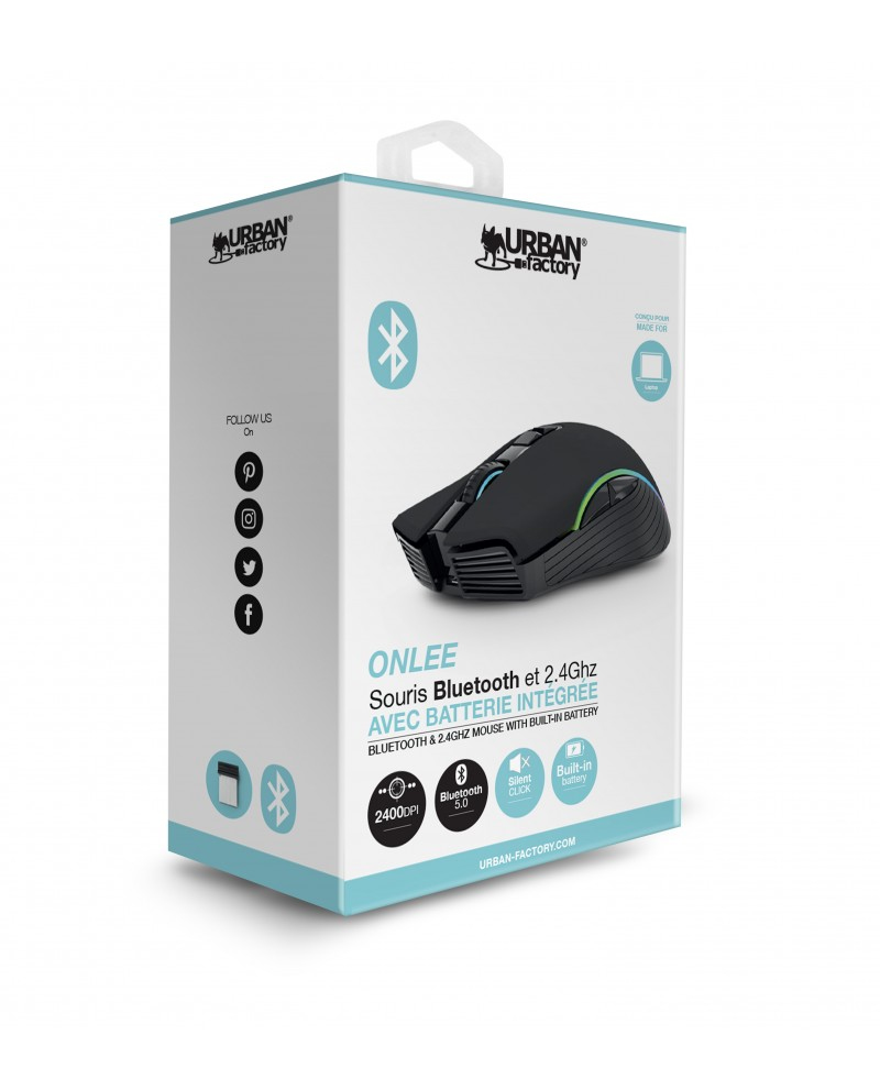 URBAN FACTORY Onlee Bluetooth Mouse With Rechargeable Battery