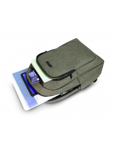 URBAN FACTORY Cyclee City - Notebook Eco Backpack - 15.6in Kaki