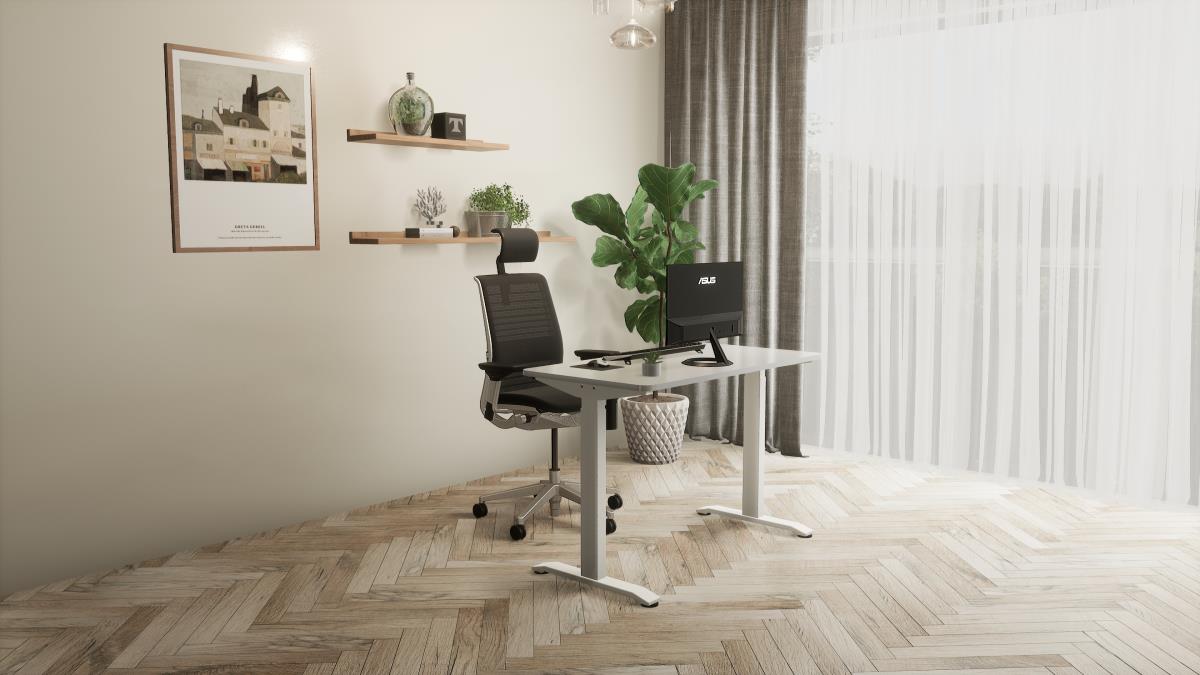URBAN FACTORY Ergo: Electric Desk With Adjustable 75/120 Height