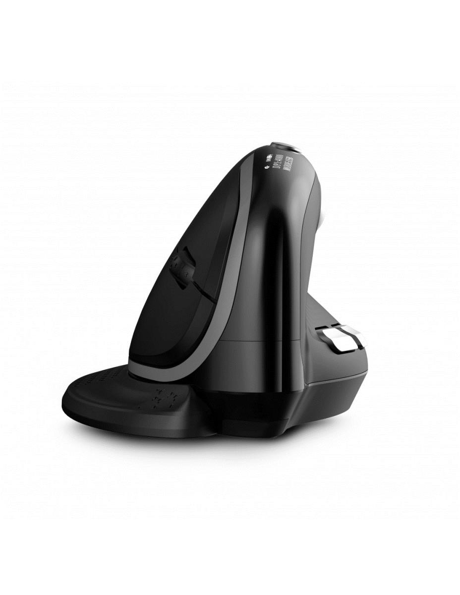 URBAN FACTORY Ergo Max -: Ergonomic Vertical Bluetooth 5.0 / Wireless 2.4 GHz And USB Mouse For The Right-handed