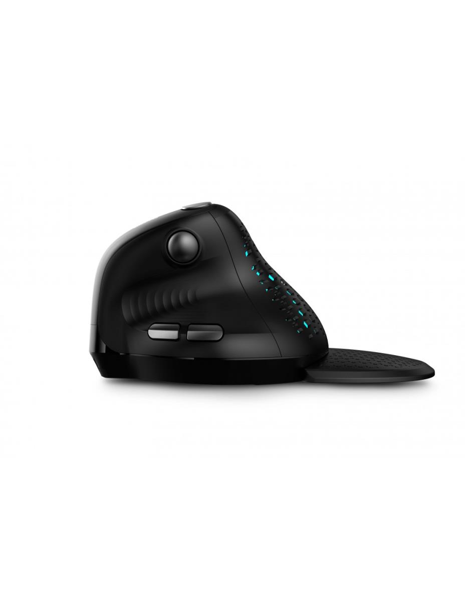 URBAN FACTORY Ergo Max -: Ergonomic Vertical Bluetooth 5.0 / Wireless 2.4 GHz And USB Mouse For The Right-handed