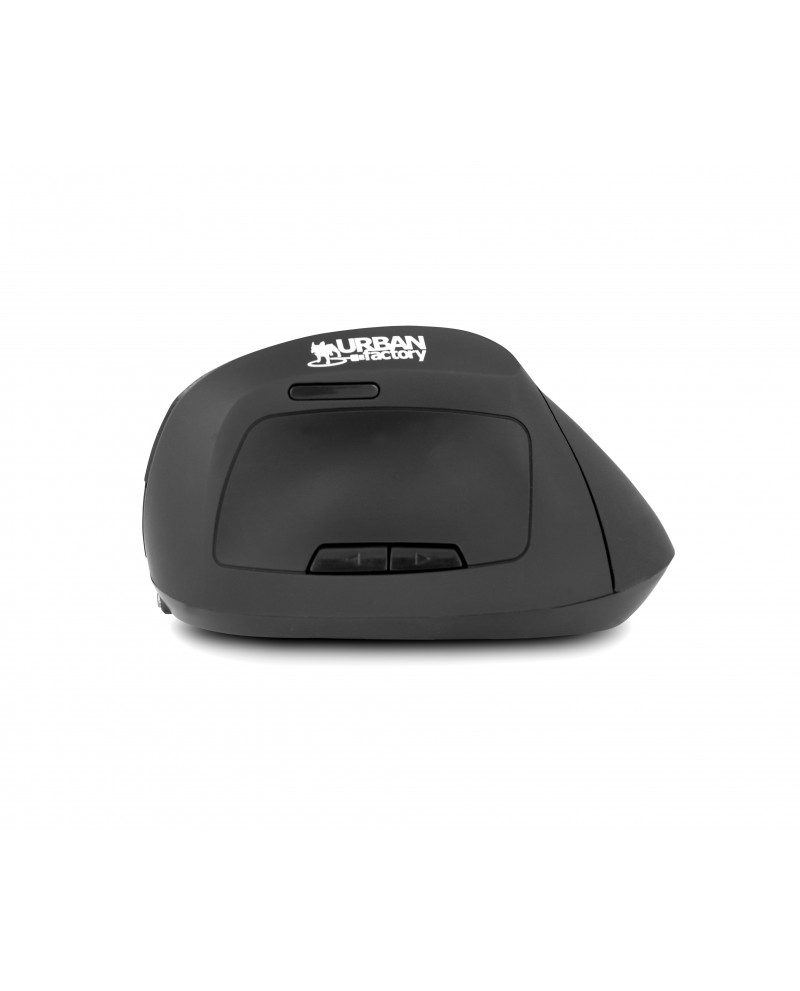 URBAN FACTORY Ergo Pro - Ergonomic Vertical Bluetooth 5.0 And Wireless 2.4 GHz Mouse For The Right-handed