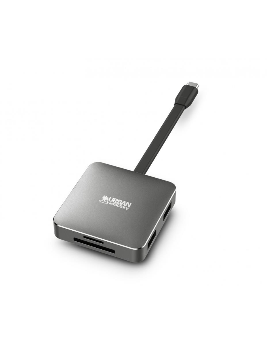 URBAN FACTORY Dock Station - Hubee Light - 100w USB-c Mini Station